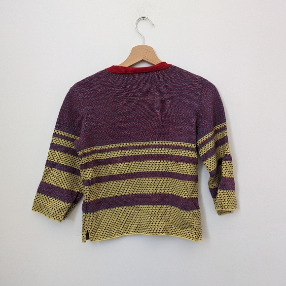 Kenzo Jacquard Intarsia Knit Sweater - Picture 4 of 6